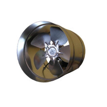 Metal Extractor Fan 260mm Inline Commercial Ventilator