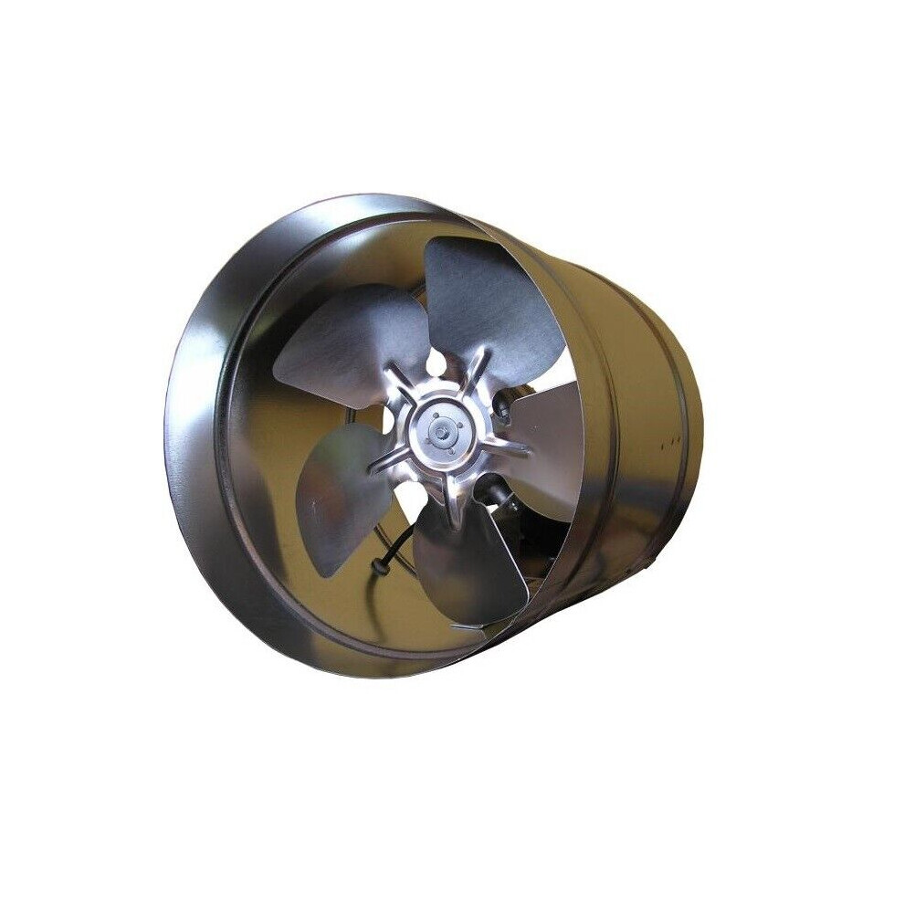 Metal Extractor Fan 260Mm Inline Commercial Ventilator 5056517983751