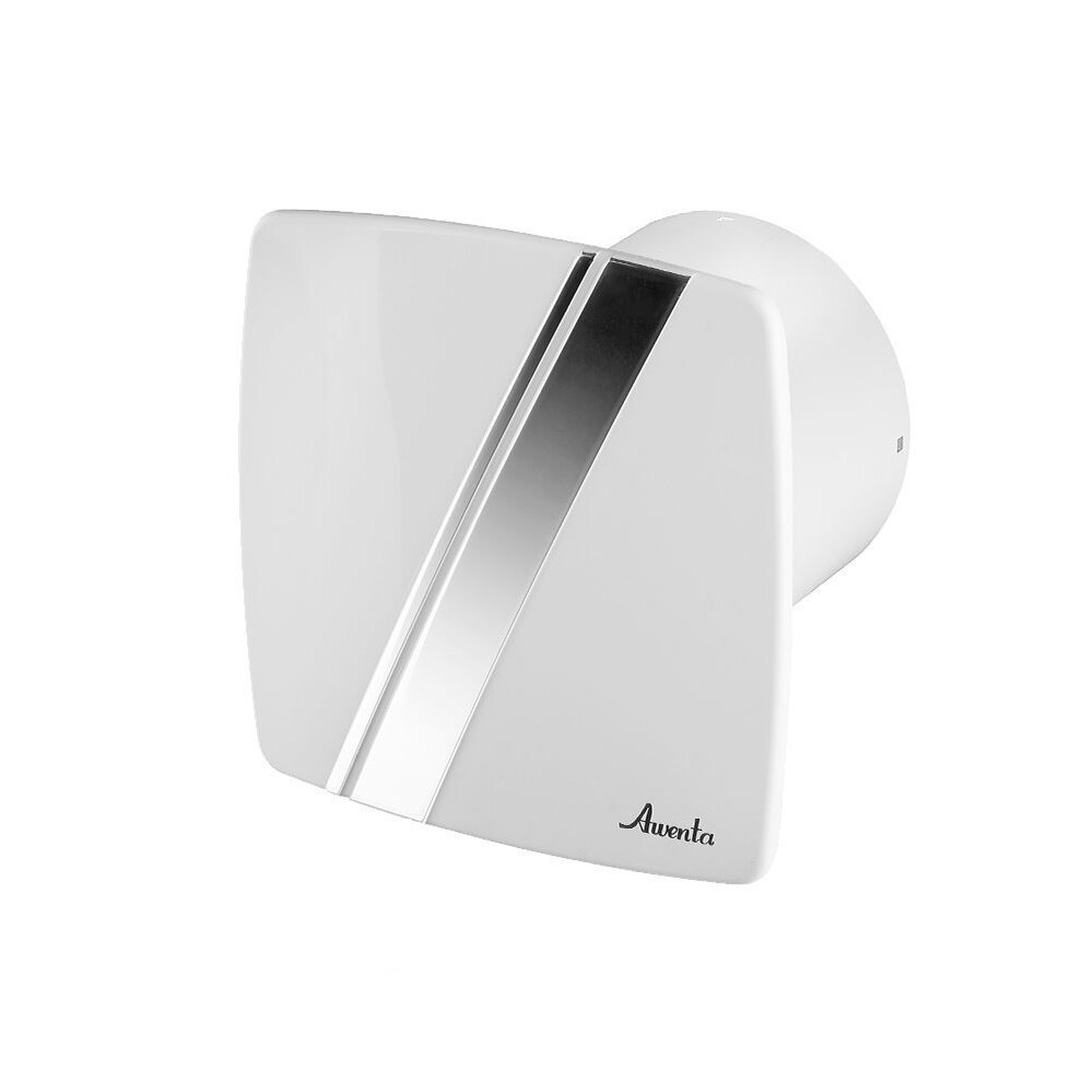 Bathroom Extractor Fan 100Mm With Timer / White Front Panel 5056517981368