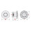 Modern Ceiling Bathroom Extractor Fan 100mm 3