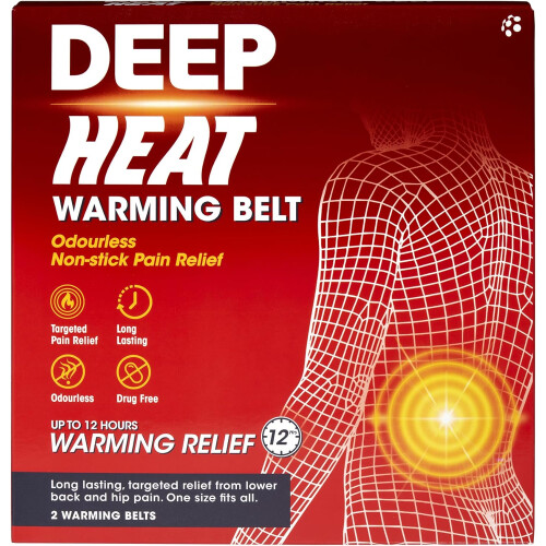Official DEEP Heat Warming Belt 2pk