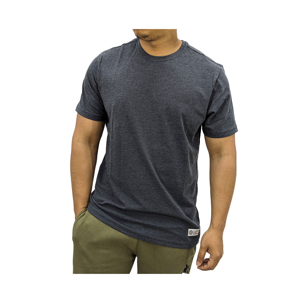 (Charcoal Grey, M) The North Face Mens Graphic T Shirts Story Box Tee