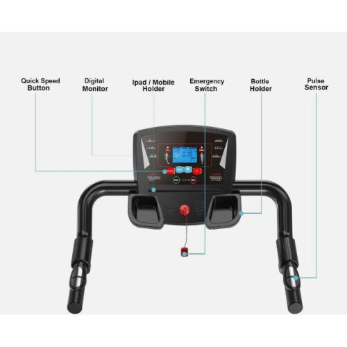 Treadmill Running Machine Jogging Electric Motorized Folding Gym 1