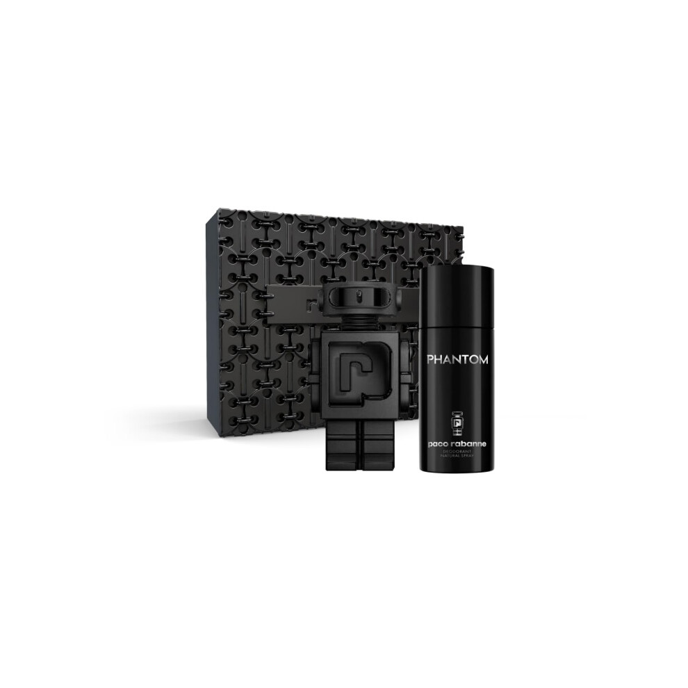 Paco Rabanne Phantom Parfum Eau De Perfume Spray 100ml Set 2 Pieces Christmas 2023