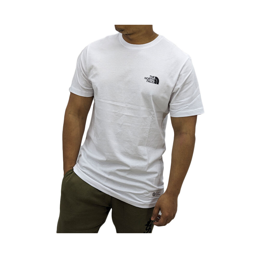 (White, M) The North Face 009015 Mens Graphic T Shirts