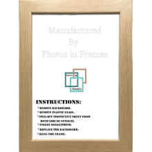 36" X 24" Oak Poster Frames Picture Frames