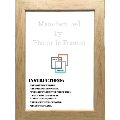 36" X 24" Oak Poster Frames Picture Frames