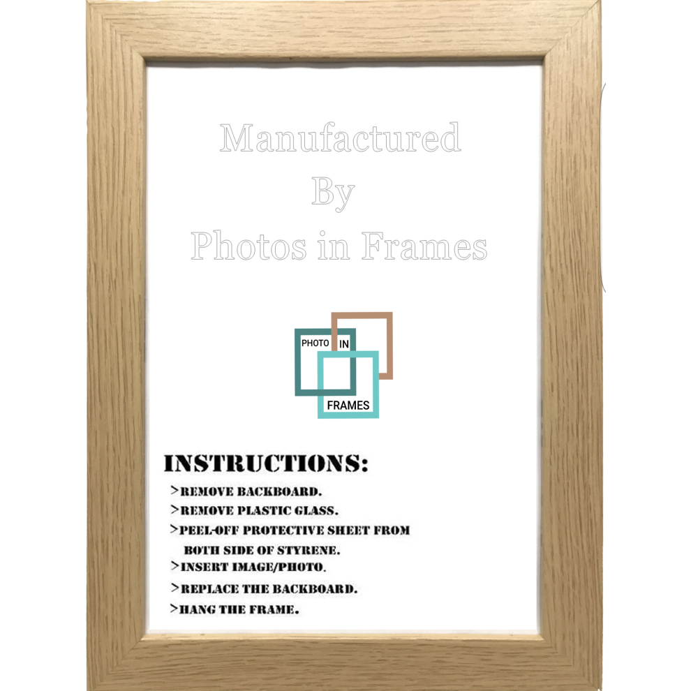 36" X 24" Oak Poster Frames Picture Frames