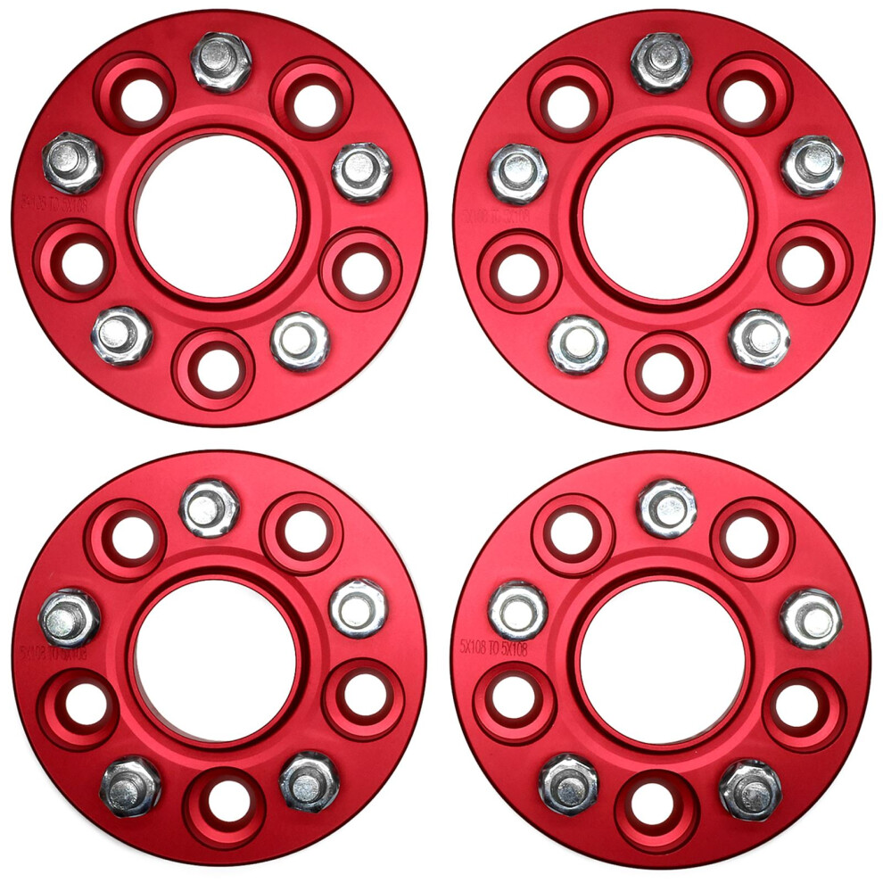 WINCHMAX 20mm Wheel Spacers to fit Ford Focus MK2, MK3, RED T4 Hub Centric