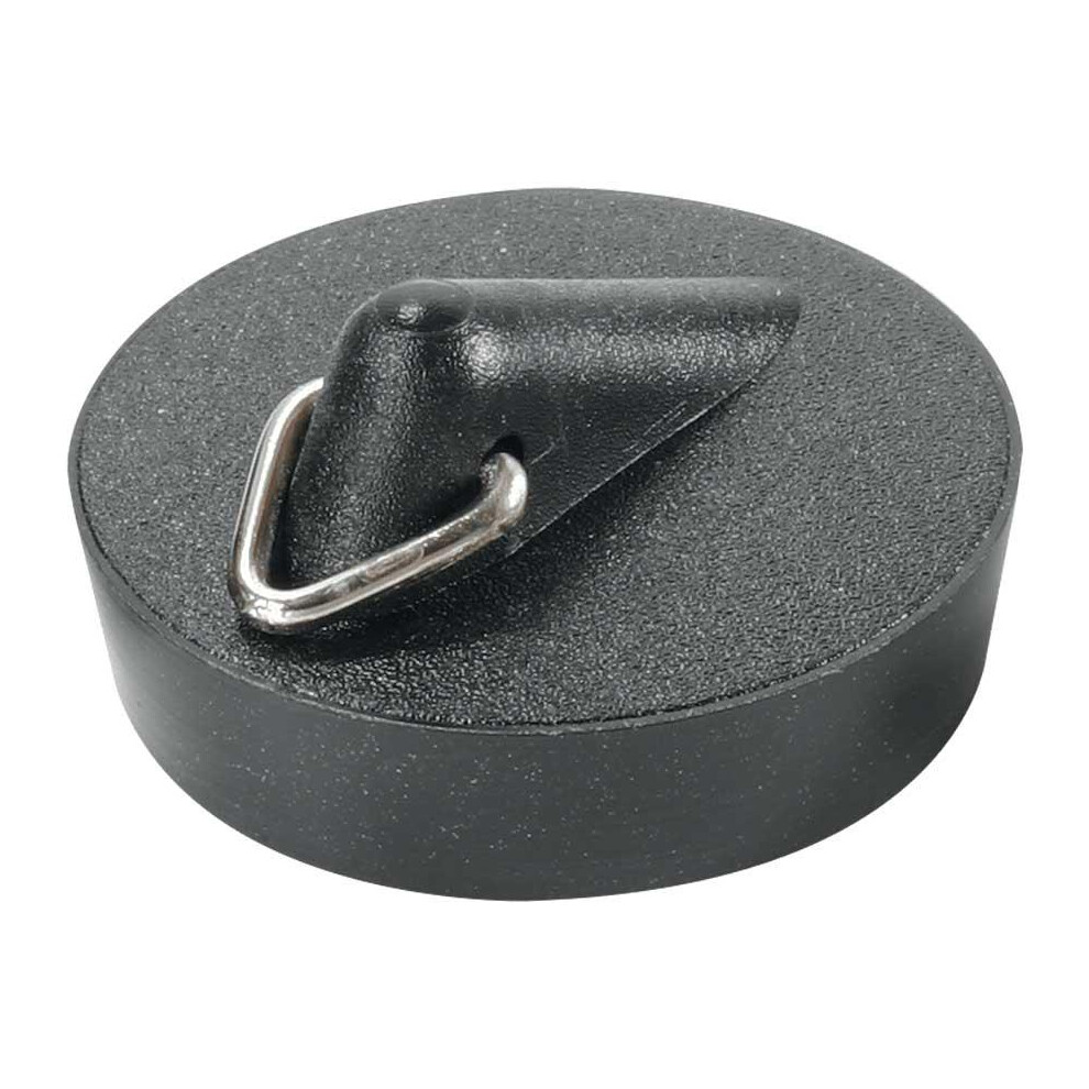 BP3T McAlpine 1.5" (Fits 1.25" Waste) Black PVC Plug with Triangle