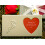 (Rose) Silver Heart Photo Frame With Embossed Icon 1