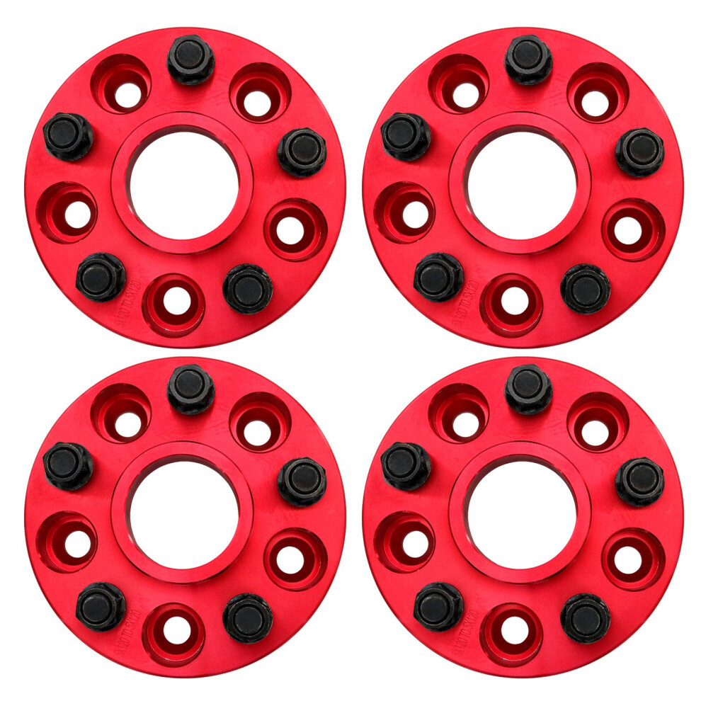 Winchmax 30Mm Wheel Spacers To Fit Land Rover Discovery Mkii, Disco 2, Range Rover P38. T2 Red