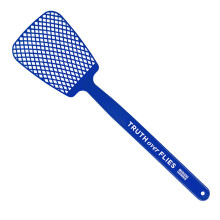 (Blue) Truth Over Flies Biden Harris Fly Swatter Home Office Daily Portable Fly Swatter