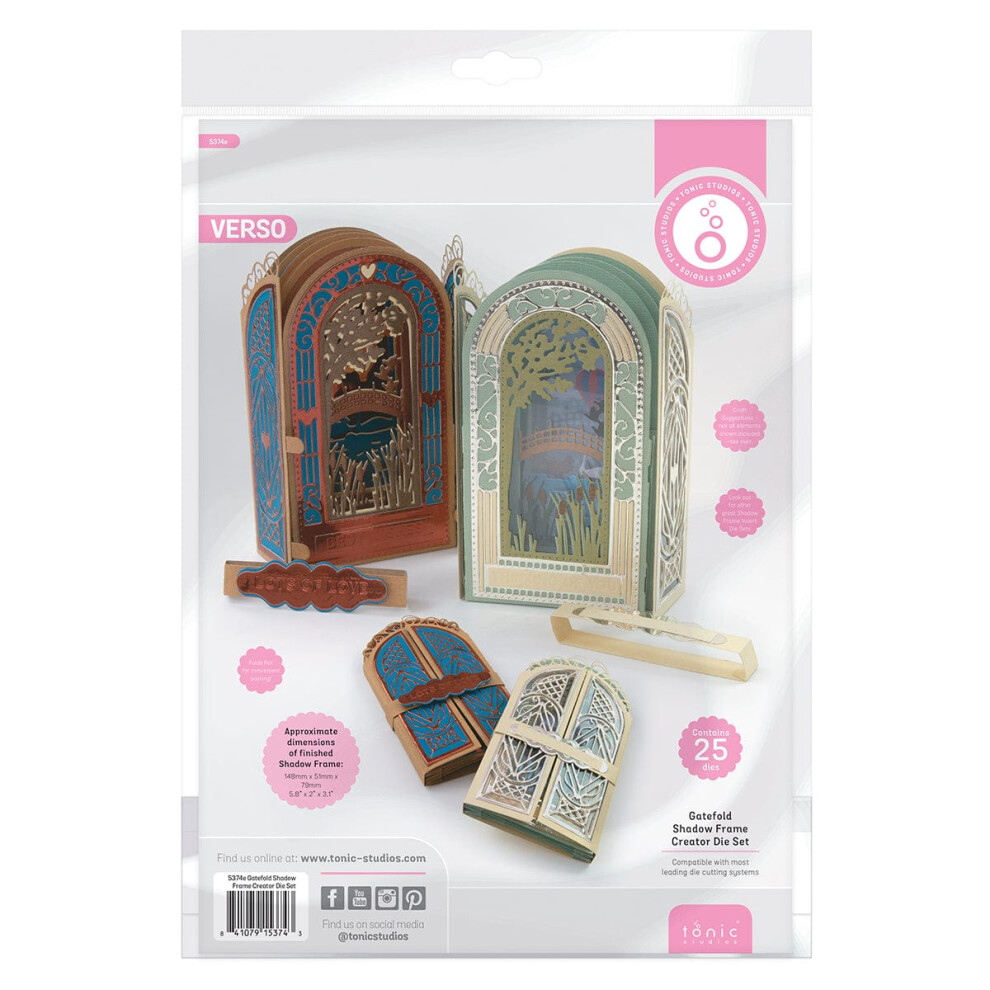 Gatefold Shadow Frame Creator Die Set - 5374e