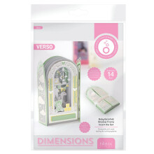 Baby Gatefold Shadow Frame Inserts Die Set - 5378e