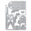 Wedding Gatefold Shadow Frame Inserts Die Set - 5377e 5