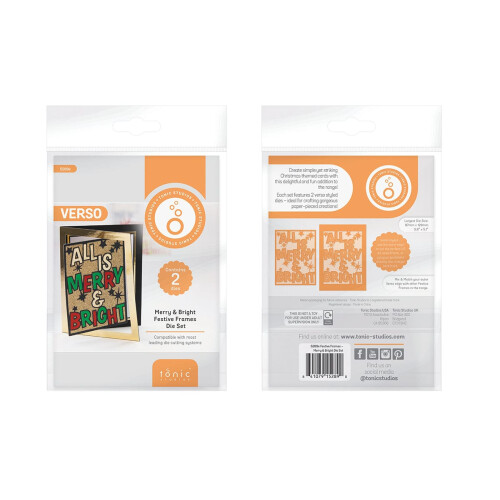 Festive Frames - Merry & Bright Die Set - 5289e 2