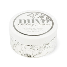 Nuvo - Gilding Flakes - Silver Bullion (200ml) - 851n