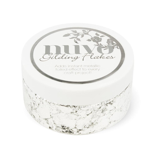 Nuvo - Gilding Flakes - Silver Bullion (200ml) - 851n 1