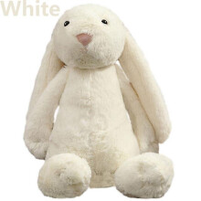 (white, 30cm) Many Size Soft Stuffed Animals Kids Long Ear Bunny Rabbit Sleeping Cute Cartoon Plush Toy Animal Dolls Children Birthday Gift