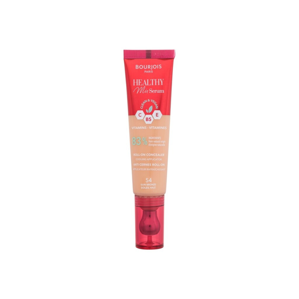 Bourjois Bronze Paris - Healthy Mix Serum Clean & Vegan Roll-On Concealer 54 Sun - For Women, 13 Ml