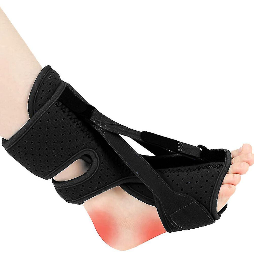 Black (Black) Plantar Fasciitis Night Splint, Foot Support Plantar Fasciitis, To Relieve Heel Pain