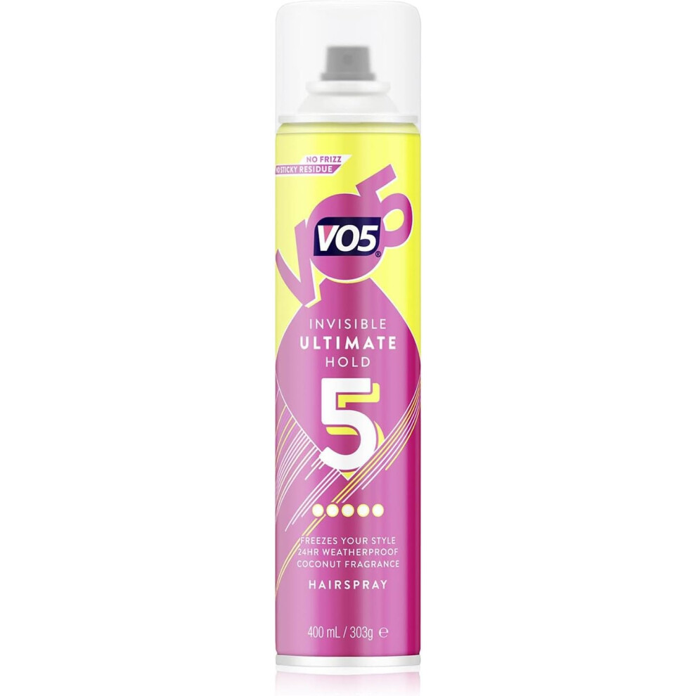 VO5 Ultimate Hold Hair Spray, 400ml