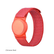 (Red) Kid's Nylon Gps Tracking Wristband
