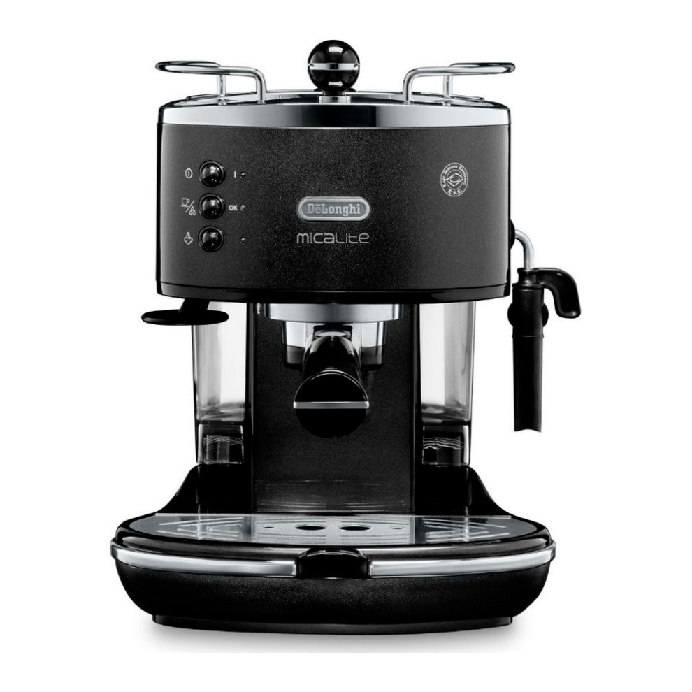 De'Longhi ECOM311.BK Ground & Pod Coffee Machine Coffee Maker Icona Micalite