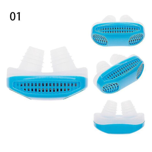 (Blue) Anti Snore Device Sleep Aid 2