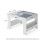 Kids Activity Table Play Table for Toddler with Storage and Bookshelf 9