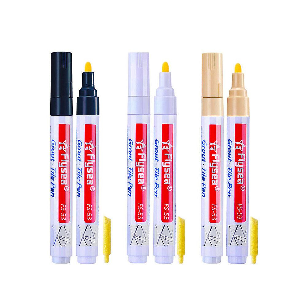 (Black) Tile Gap Repair Pen Waterproof Mildew-Proof Floor Gap Bathroom Refill Grout Pen 6262875578532