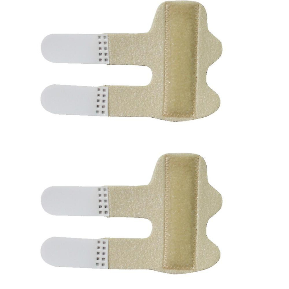 (Skin color) 2 Pcs Finger Splint, Snap Finger Splint For Broken Fingers, Finger Protection For Arthritis Pain, Sports Injuries Finger Protection Finge
