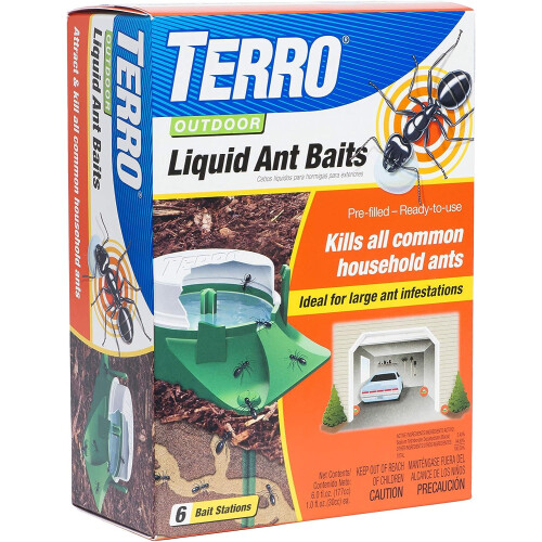 Terro 1806 Outdoor Liquid Ant Baits, 1.0 fl. oz. - 6 count
