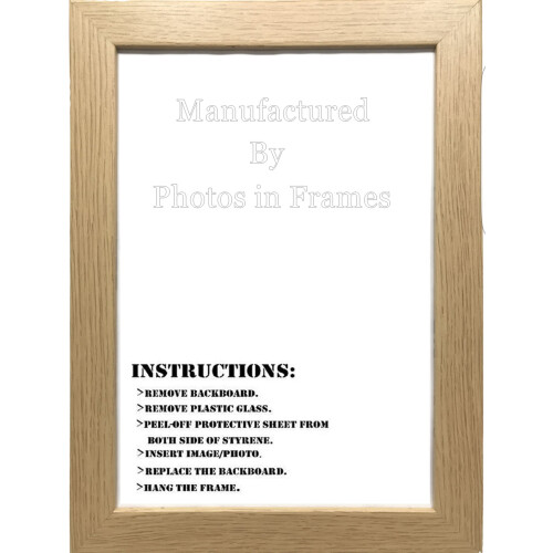 36" X 24" Oak Poster Frames Picture Frames 2