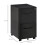 Vinsetto Vinsetto Mobile Lockable File Cabinet w/ Adjustable Hanging File Folder Black 2