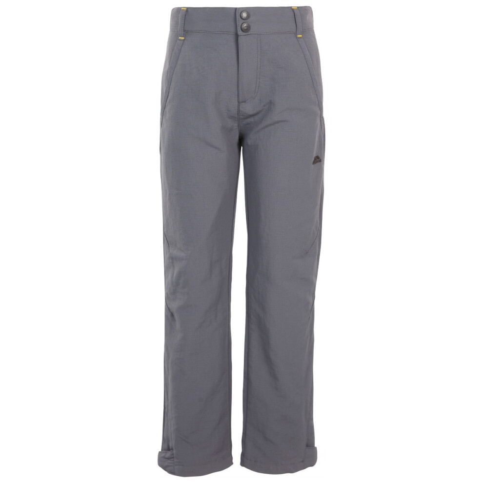 (7-8 Years, Carbon) Trespass Kids Walking Trousers Decisive