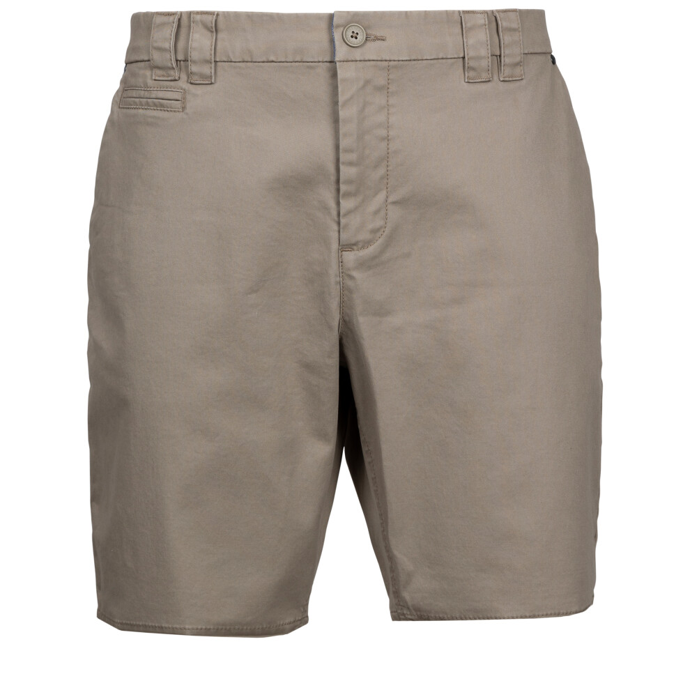 (S, Bamboo) Trespass Mens Chino Shorts with Pockets Camowen