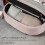 Homcom HOMCOM Semi-Circle Storage Ottoman Bench Tufted Upholstered Pink 3