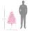 Homcom HOMCOM 4FT Artificial Christmas Tree w/ Automatic Open for Home Party Pink 7