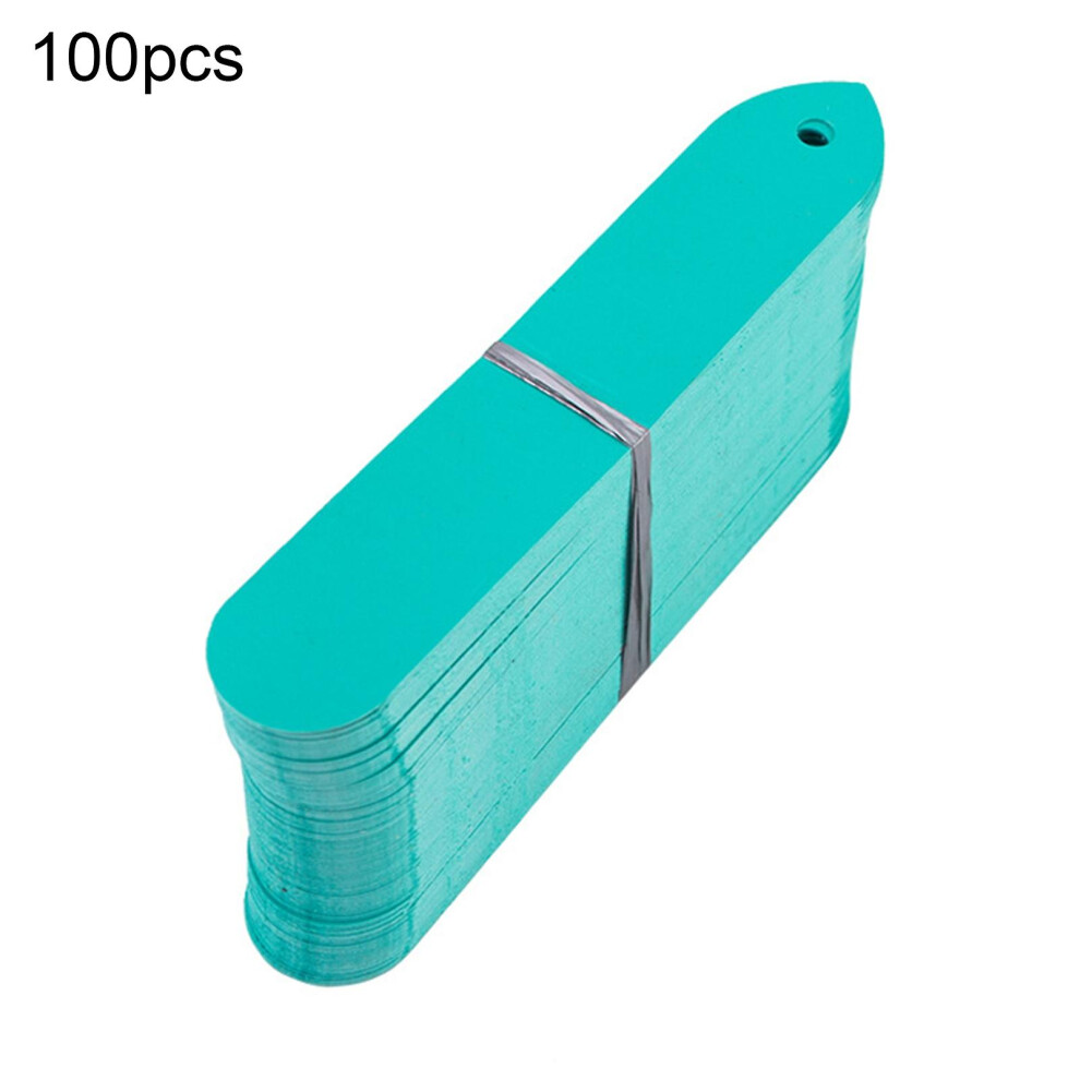 (Green) 100Pcs Plant Labels High Toughness Anti-Deform Plastic Plant Tags Potted Flower Classification Sign Marks For Yard Jikaix Green