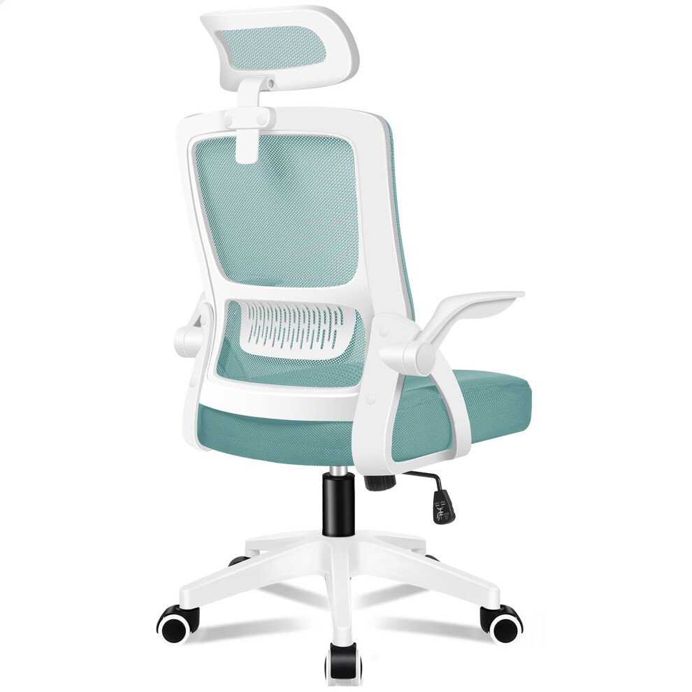 (Arco -Cyan) ELFORDSON Mesh Office Chair Executive Study Work