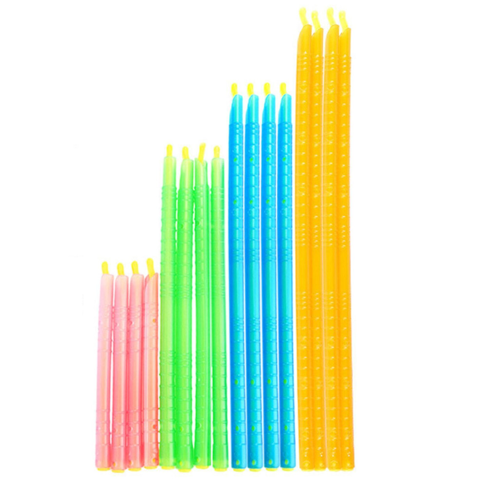 (16 Sets (4 Colors)) Plastic Bag Sealer Stick Food Convenience Storage Clips Stay Fresh Bag Sealer Sticks For