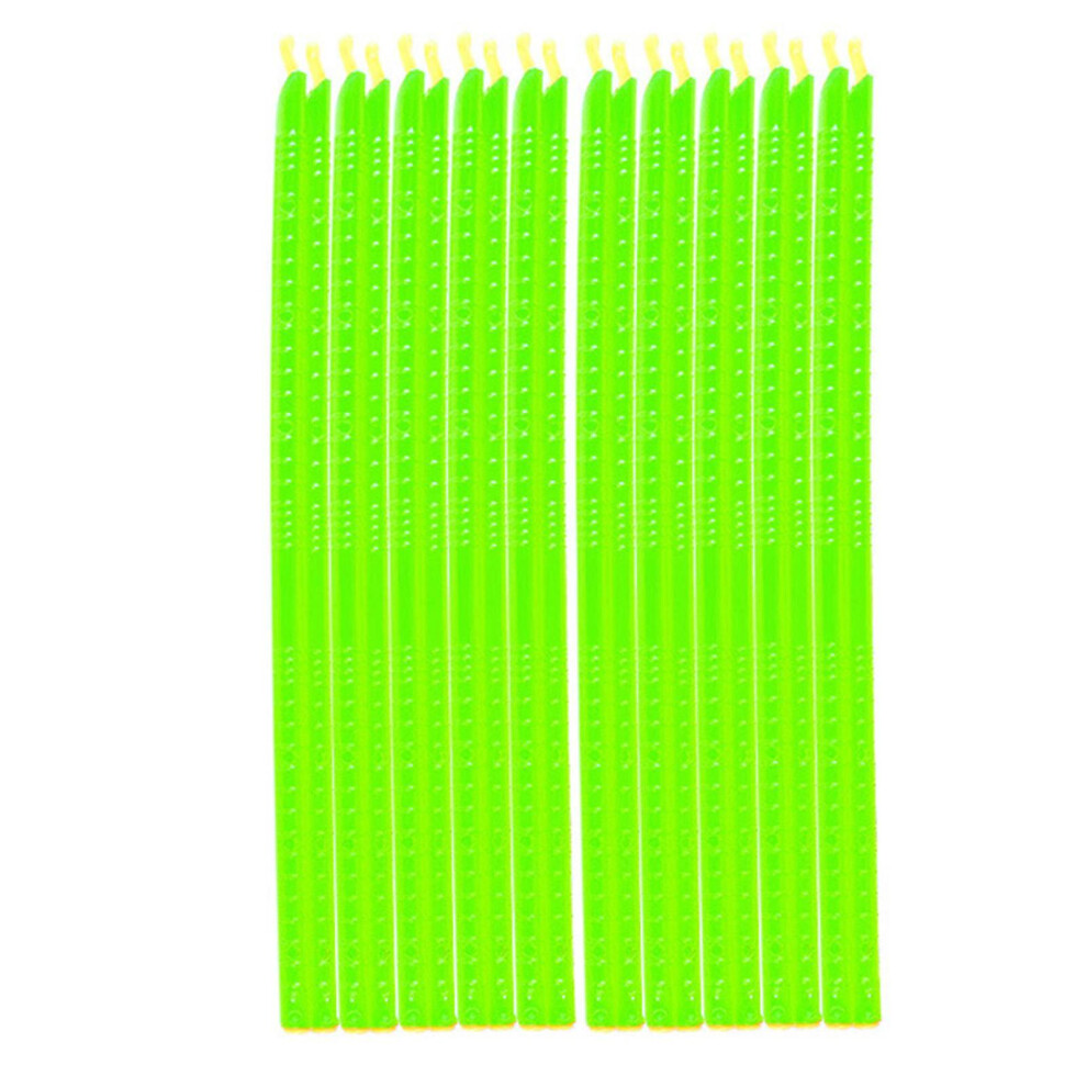 (Large 20 Sets (green)) Plastic Bag Sealer Stick Food Convenience Storage Clips Stay Fresh Bag Sealer Sticks For