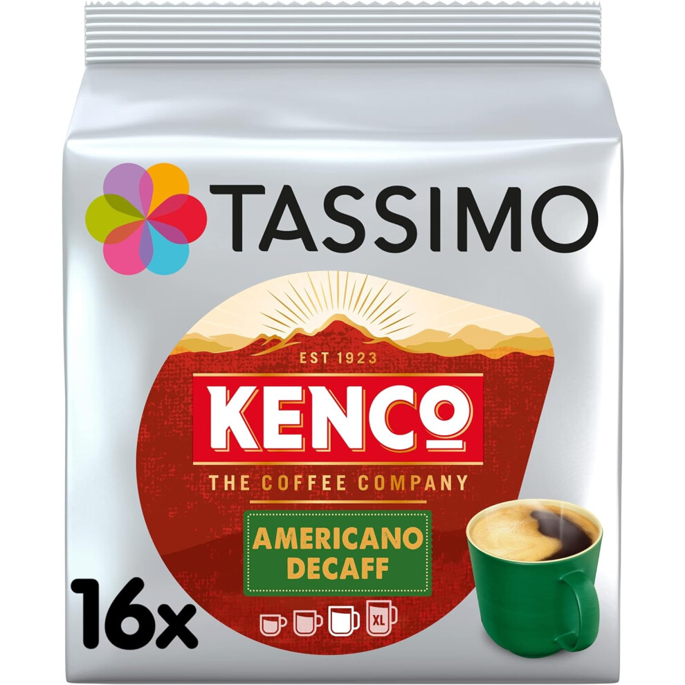 Tassimo Kenco Americano Decaf Coffee Pods