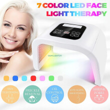 ( LED Facial Mask D) Led Face Mask Light Therapy Skin Care Tightening