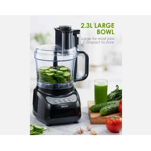 Food Processor, Compact Food Processor, 2L Electric Food Chopper 1