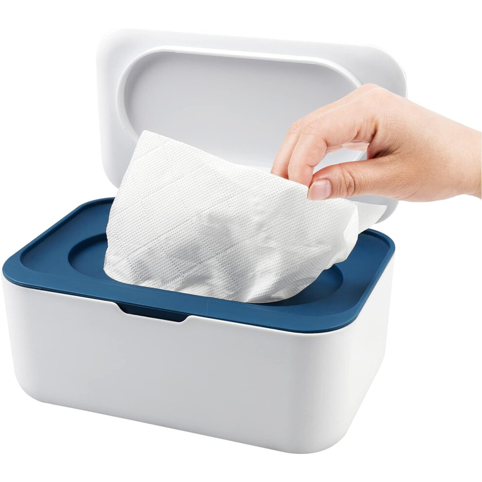 Wipes Dispenser Case Baby Wet Wipes Box Tissue Storage Box Case with Lid Seal Dry Wet Toilet Paper Case Holder Plastic Napkin Box Organiser Storage