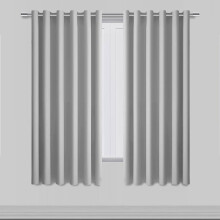 (Silver Ring, 66" width x 54" depth (168cm x 137cm)) Plain Blackout Curtains Ringtop & Pencil Pleat Curtains Thermal Insulated Curtain Pair with 2 Tiebacks