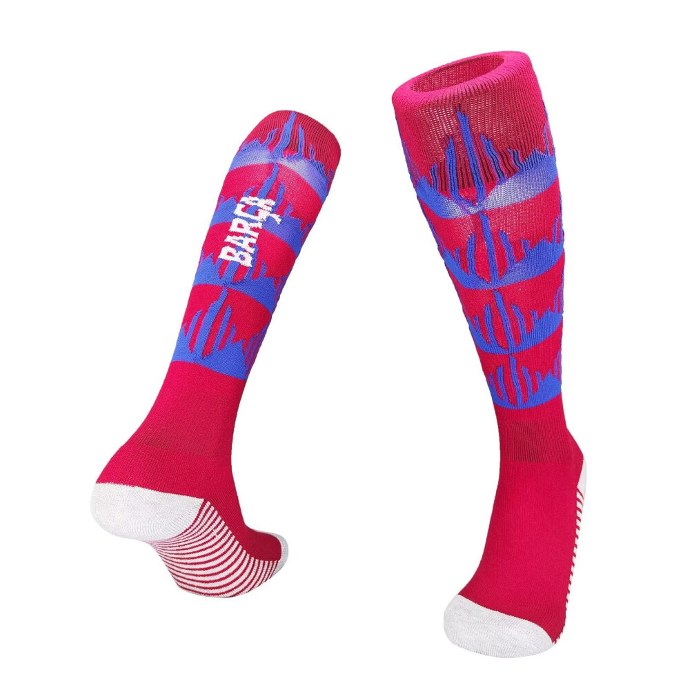 (Home, Adults(EU 37-45)) 23-24 Season Football Club Soccer Socks for ï»¿FC Barcelona